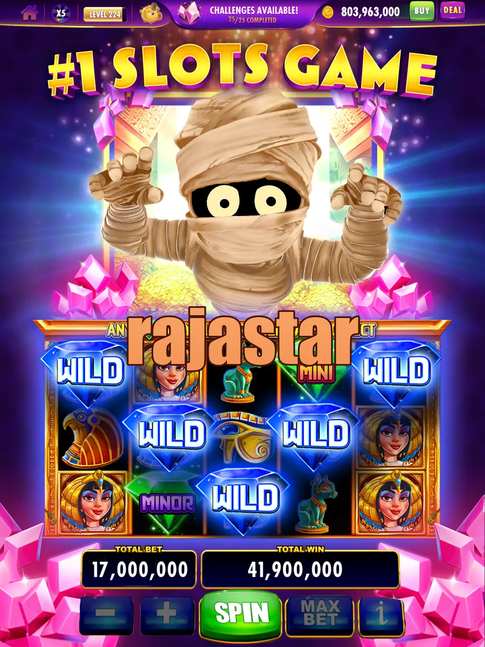 Tangkapan Layar rajastar